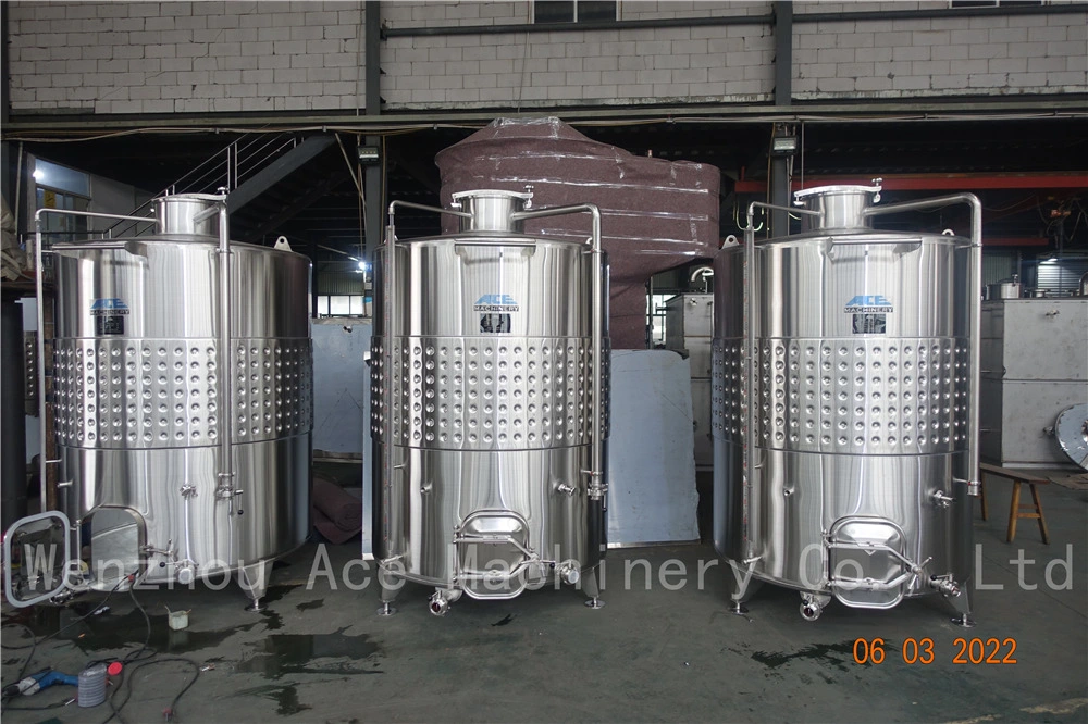 Factory Price Variable Capacity Stainless Steel Fruit Mead Wine Fermentation Tank with Floating Lid