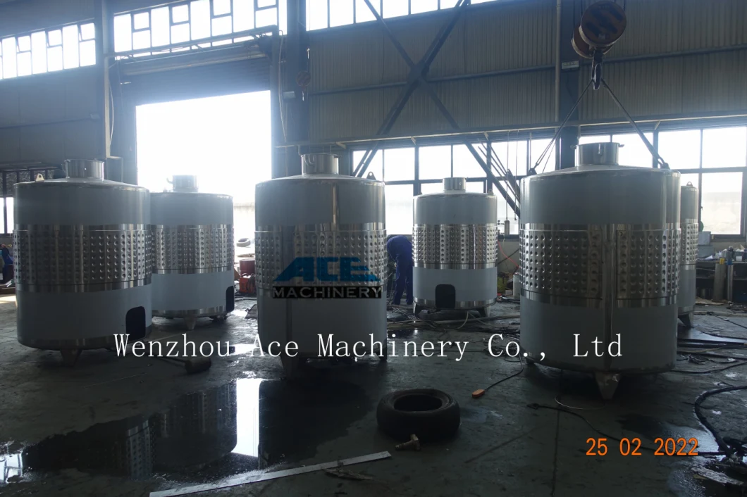 Factory Price 2000L 3000L 5000L Variable Volume Floating Lid Wine Fermentation Stainless Steel Tank