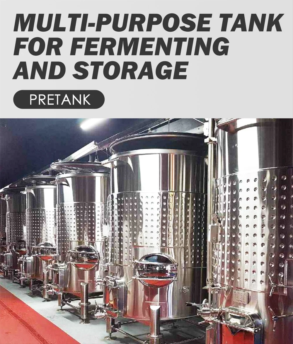 SS304 Wine Variable Capacity Wine Wine Fermentation Tank