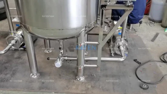 Edelstahl-Emulgiertank, Inline-Hochschermischer, Homogenisator-Mischtank für Händedesinfektionsmittel, Gel, Alkohol